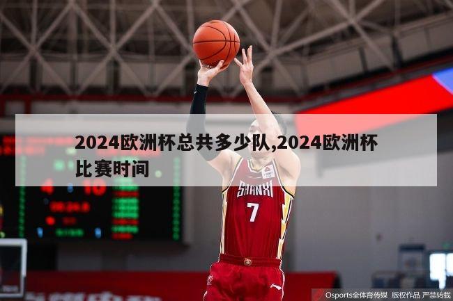 2024欧洲杯总共多少队,2024欧洲杯比赛时间